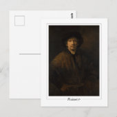 レンブラント・ヴァン・リジン#680 -ファインアート ポストカード (正面/裏面)