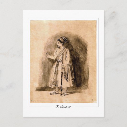 レンブラント・ヴァン・リジン#681 -ファインアート ポストカード (正面)