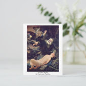 レンブラント・ヴァン・リンのアイザックの犠牲 ポストカード (スタンド正面)