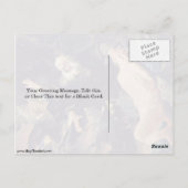 レンブラント・ヴァン・リンのアイザックの犠牲 ポストカード (裏面)