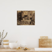 レンブラント – 人々に提示されたキリスト ポスター (キッチン)