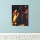 レンブラント – 放蕩息子の帰還 キャンバスプリント (インサイチュ (ウッドフロア))