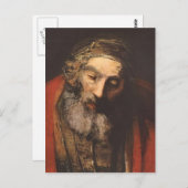 レンブラント-放蕩息子の帰還(一部) ポストカード (正面/裏面)