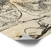 レンブラント – 神聖な家族1632 ポスター (角)