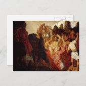 レンブラント – 聖ステファンの石打ち ポストカード (正面/裏面)