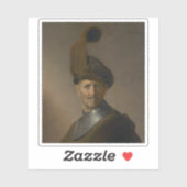 レンブラント – 軍隊衣装の老人 シール (シート)