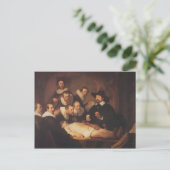 レンブラント – Nicolaes Tulp博士の解剖学のレッスン ポストカード (スタンド正面)