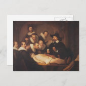 レンブラント – Nicolaes Tulp博士の解剖学のレッスン ポストカード (正面/裏面)