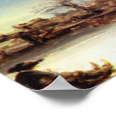 レンブラントHarmenszoon van Rijn – 冬の風景 ポスター (角)