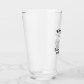 レンベルガーモダン美術のかわいい犬のスローガン タンブラーグラス (右)