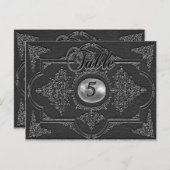 レンボイシビクトリアンェシェードテーブル番号カード ポストカード (正面/裏面)