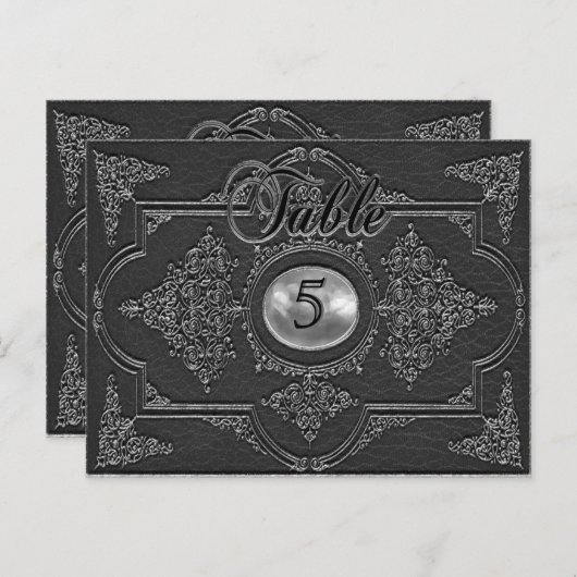 レンボイシビクトリアンェシェードテーブル番号カード ポストカード (正面/裏面)