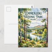 レンメンヨキ国立公園 フィンランド ポストカード (正面/裏面)