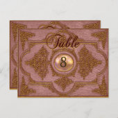 レンヴォイセビクトリアンリズ表番号札 ポストカード (正面/裏面)