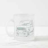 レンR4 フロストグラスマグカップ (左)