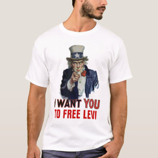 「レヴィを解放せよ」 Tシャツ