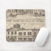 レヴィアハウスアンドクロスビーブロックインブラトルボロ マウスパッド (マウス)