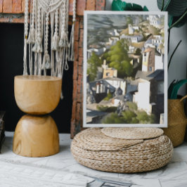 レヴィシハンカヤコイヒストリカルヒルサイドハウスアート ポスター