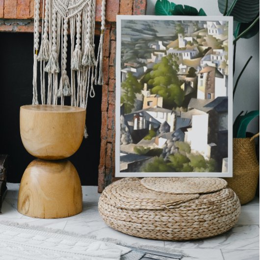 レヴィシハンカヤコイヒストリカルヒルサイドハウスアート ポスター