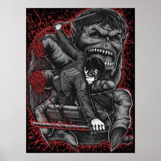 レヴィ対ビースト・タイタン ポスター (正面)