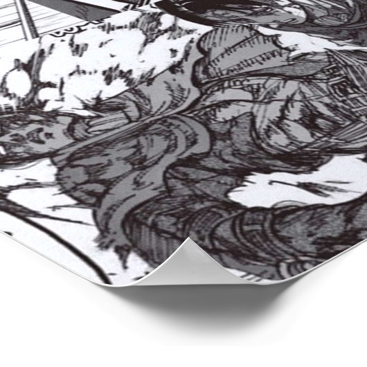 レヴィ・アッカーマンによるタイタンポートレート攻撃 ポスター (角)