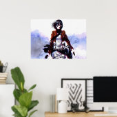 レヴィ・アッカーマン ポスター (ホームオフィス)