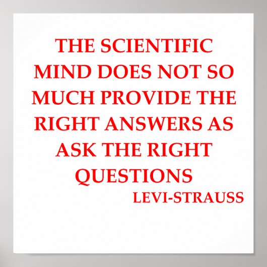 レヴィ・シュトラウス引用文 ポスター (正面)