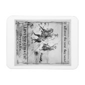 レヴィ・シュトラウス社の広告c.1900 (lithoo) マグネット (横)