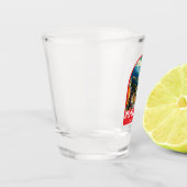 レヴェストークカナダトラベルアートヴィンテージ ショットグラス (左)