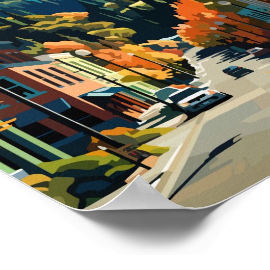 レヴェストークカナダトラベルアートヴィンテージ ポスター (角)