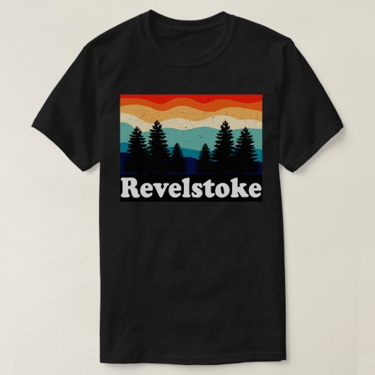 レヴェストークカナダレトロ Tシャツ (デザイン正面)