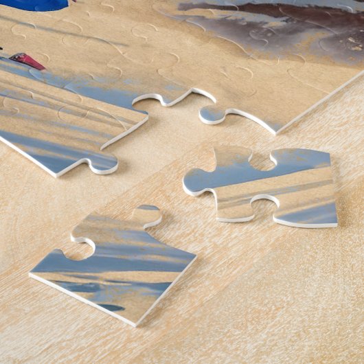 レヴェストークBCカナダマウンテンスキーヴィンテージ1950s ジグソーパズル (側面)