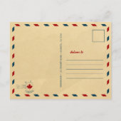 レヴェストークBCカナダマウンテンスキーヴィンテージ1950s ポストカード (裏面)