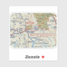 レヴェストークBCヴィンテージマップ シール