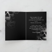 レヴェナントの抱擁:白黒グラフィックスカル カード (内部)