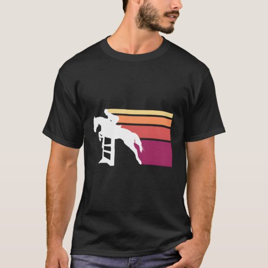 レヴェント馬のジャンプ Tシャツ (正面)
