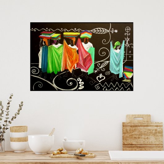 レヴェンドゥスドゥティスハイティエンヌ ポスター (キッチン)