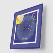 レーウェ23.ジュリビス22.ウア威厳があるル スクエア壁時計 (傾斜)