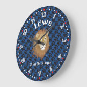 レーウェ23.ジュリビス22.ウア威厳があるル ラージ壁時計 (傾斜)