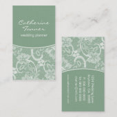 レーエレガントス名刺、セージ 名刺 (正面/裏面)