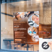 レーカスタマイズザ脱毛トリートメント ウィンドウサイン (カフェ窓)