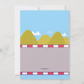 レーカラフルスカー招待状 招待状 (裏面)