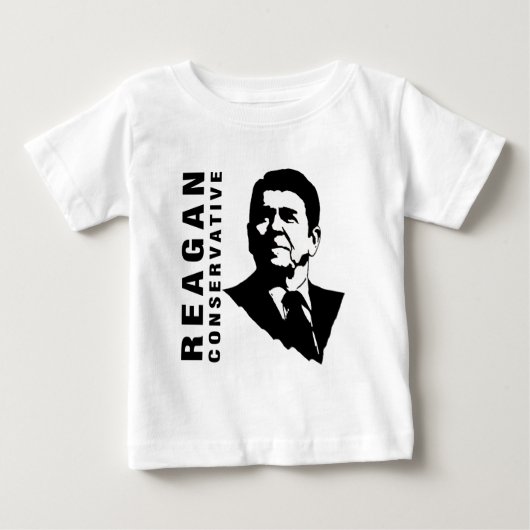 レーガンの保守主義者 ベビーTシャツ (正面)