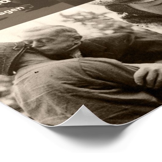 レーガンの有名な自由引用文。キュレーションされたイメージ。 ポスター (角)