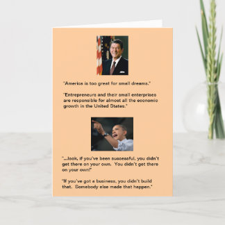 レーガン対オバマ カード