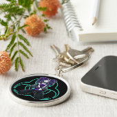 "レーガン" Cybergoth放射性妖精のKeychain キーホルダー (側面)