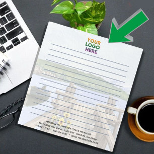 レーキユニークス素朴ロ企業のゴが並ぶ ノートパッド