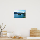 レークブリアイランドスロベニア ポスター (キッチン)