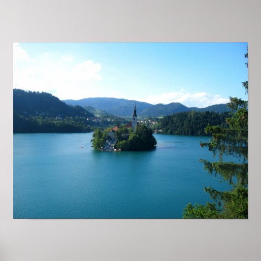 レークブリアイランドスロベニア ポスター (正面)