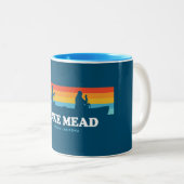 レークメドネバダアリゾナカヌー ツートーンマグカップ (正面右)